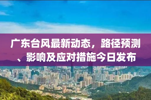 广东台风最新动态，路径预测、影响及应对措施今日发布