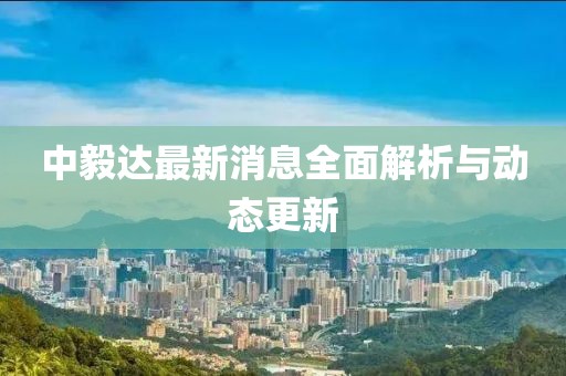 中毅达最新消息全面解析与动态更新