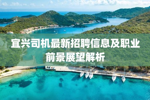 宜兴司机最新招聘信息及职业前景展望解析