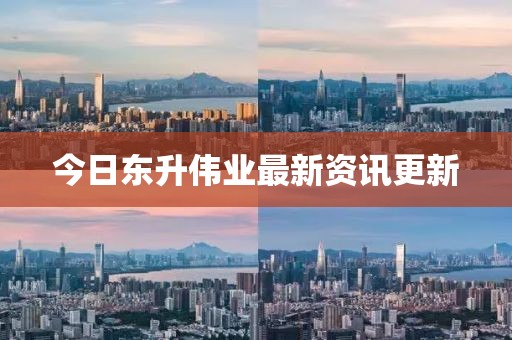 今日东升伟业最新资讯更新