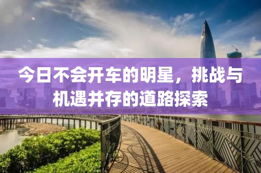 今日不会开车的明星，挑战与机遇并存的道路探索