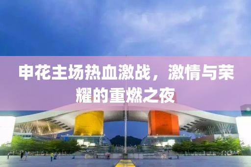 申花主场热血激战，激情与荣耀的重燃之夜