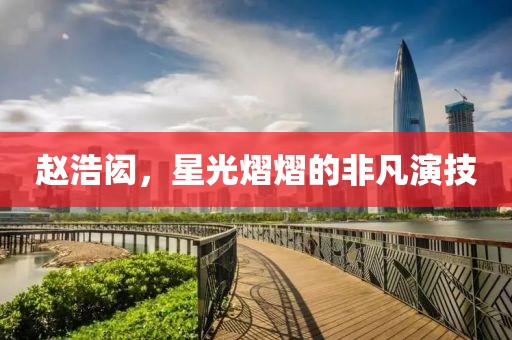 赵浩闳，星光熠熠的非凡演技