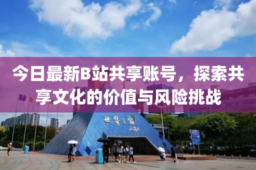 今日最新B站共享账号，探索共享文化的价值与风险挑战