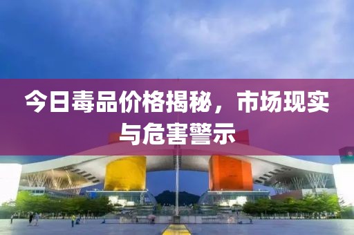 今日毒品价格揭秘，市场现实与危害警示