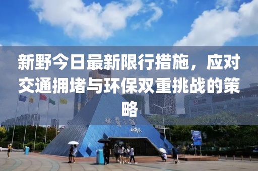 新野今日最新限行措施，应对交通拥堵与环保双重挑战的策略