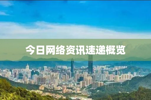 今日网络资讯速递概览