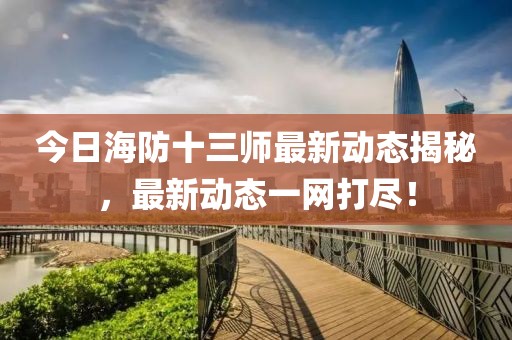 今日海防十三师最新动态揭秘，最新动态一网打尽！