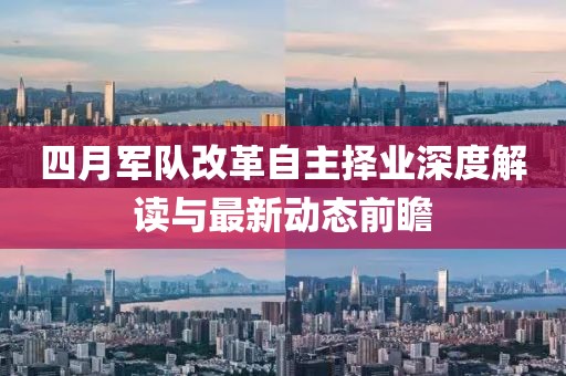 四月军队改革自主择业深度解读与最新动态前瞻