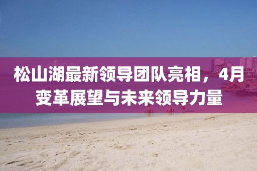 松山湖最新领导团队亮相，4月变革展望与未来领导力量