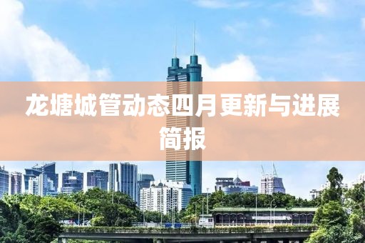 龙塘城管动态四月更新与进展简报