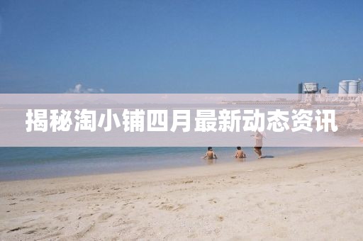 揭秘淘小铺四月最新动态资讯