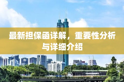最新担保函详解，重要性分析与详细介绍