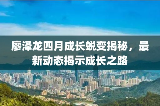 廖泽龙四月成长蜕变揭秘，最新动态揭示成长之路