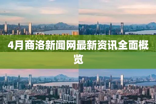 4月商洛新闻网最新资讯全面概览