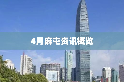 4月麻屯资讯概览