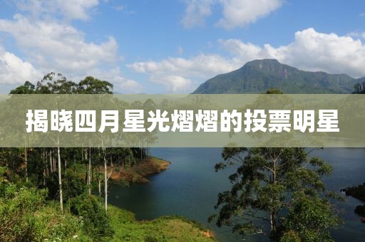 揭晓四月星光熠熠的投票明星