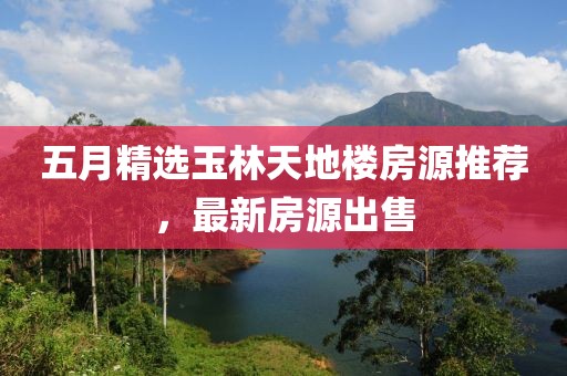 五月精选玉林天地楼房源推荐，最新房源出售