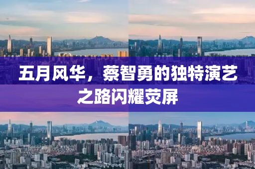 五月风华，蔡智勇的独特演艺之路闪耀荧屏
