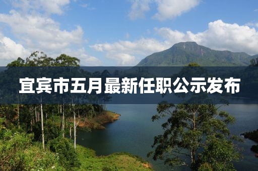 宜宾市五月最新任职公示发布