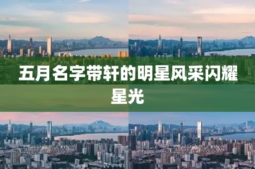 五月名字带轩的明星风采闪耀星光