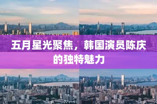 五月星光聚焦，韩国演员陈庆的独特魅力