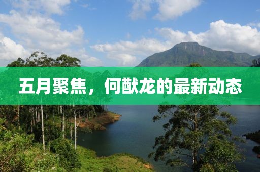 五月聚焦，何猷龙的最新动态