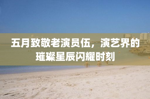 五月致敬老演员伍，演艺界的璀璨星辰闪耀时刻