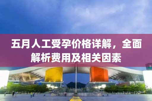 五月人工受孕价格详解，全面解析费用及相关因素