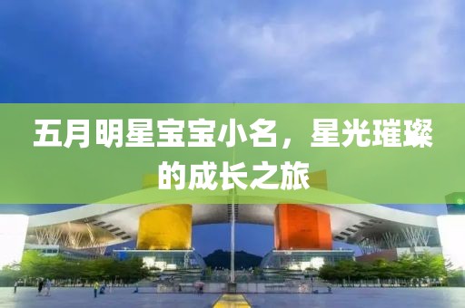 五月明星宝宝小名，星光璀璨的成长之旅