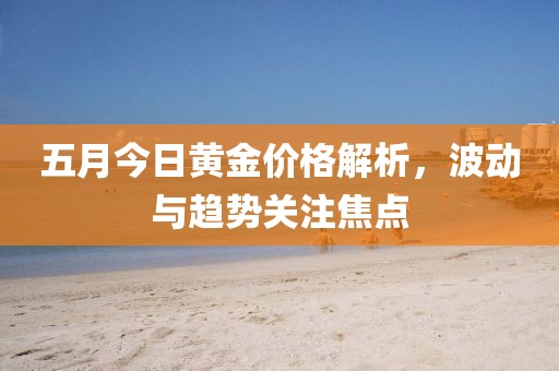 五月今日黄金价格解析，波动与趋势关注焦点