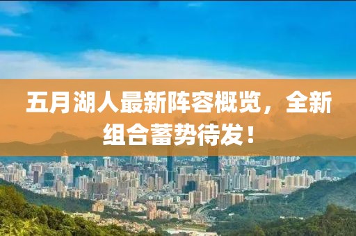 五月湖人最新阵容概览，全新组合蓄势待发！