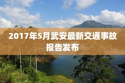 2017年5月武安最新交通事故报告发布