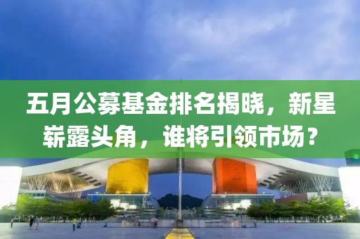 五月公募基金排名揭晓，新星崭露头角，谁将引领市场？