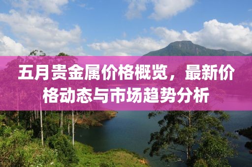 五月贵金属价格概览，最新价格动态与市场趋势分析
