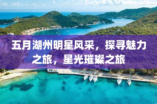 五月湖州明星风采，探寻魅力之旅，星光璀璨之旅