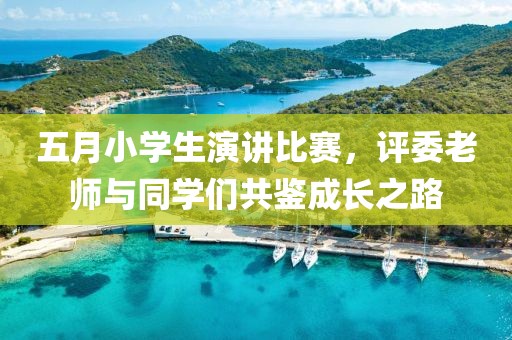 五月小学生演讲比赛，评委老师与同学们共鉴成长之路