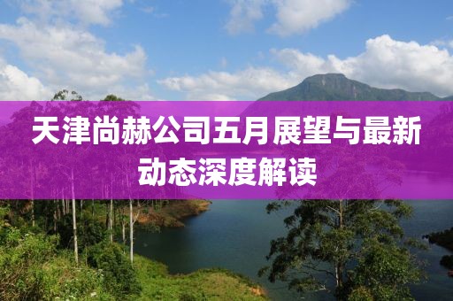 天津尚赫公司五月展望与最新动态深度解读