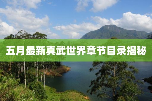 五月最新真武世界章节目录揭秘