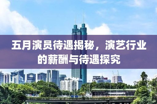 五月演员待遇揭秘，演艺行业的薪酬与待遇探究