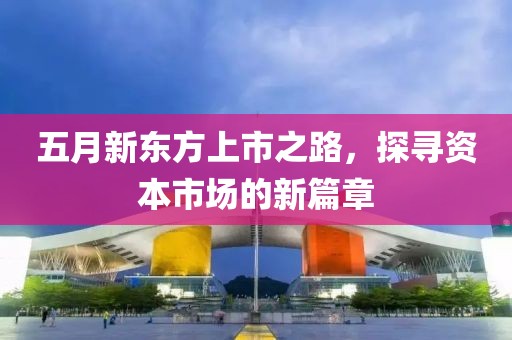 五月新东方上市之路，探寻资本市场的新篇章