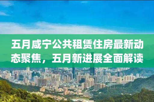 五月咸宁公共租赁住房最新动态聚焦，五月新进展全面解读
