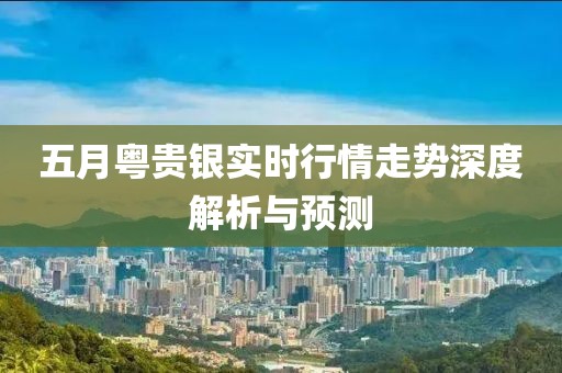 五月粤贵银实时行情走势深度解析与预测