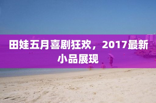 田娃五月喜剧狂欢，2017最新小品展现