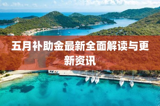 五月补助金最新全面解读与更新资讯