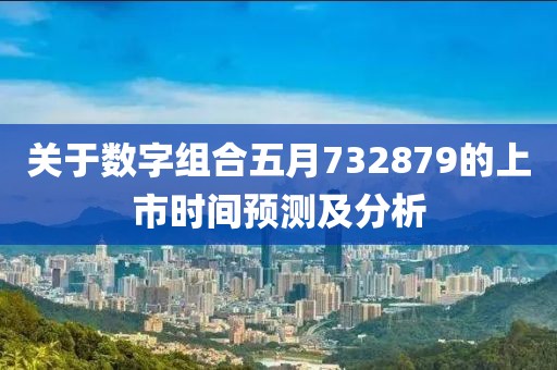 关于数字组合五月732879的上市时间预测及分析