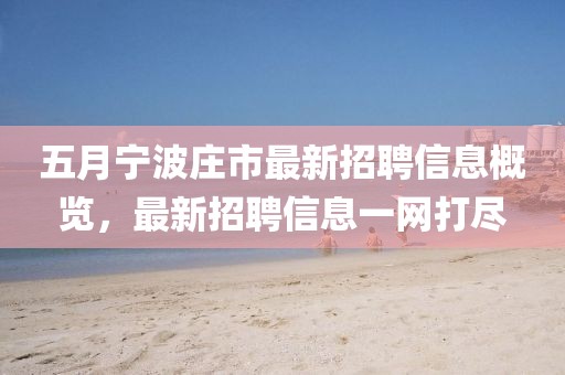 五月宁波庄市最新招聘信息概览，最新招聘信息一网打尽