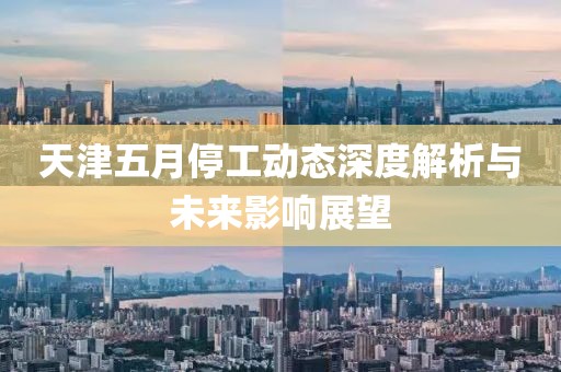 天津五月停工动态深度解析与未来影响展望