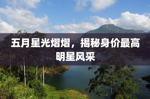 五月星光熠熠，揭秘身价最高明星风采