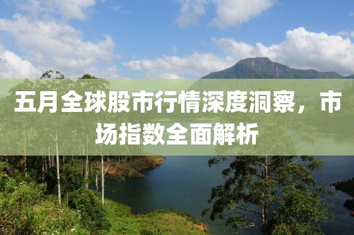 五月全球股市行情深度洞察，市场指数全面解析